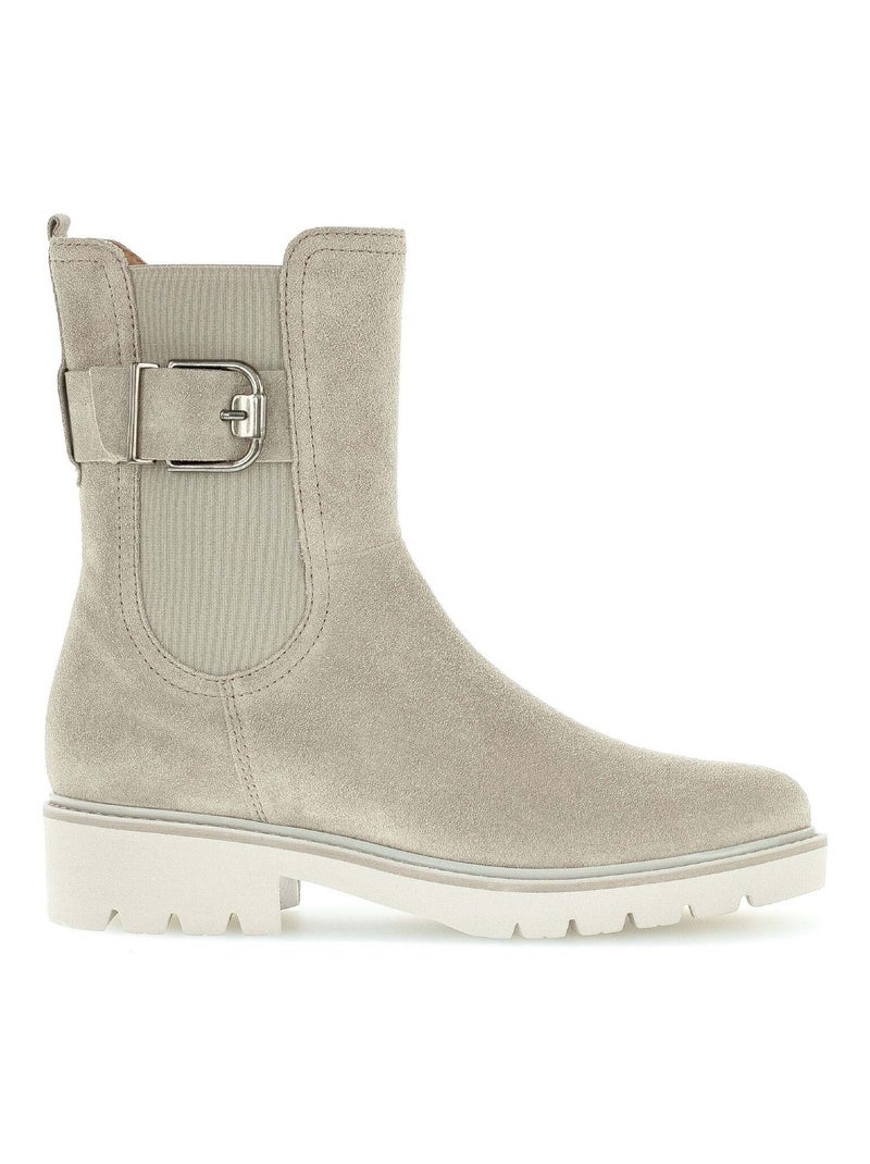 Bottines  en suède Gabor Beige - Kiabi
