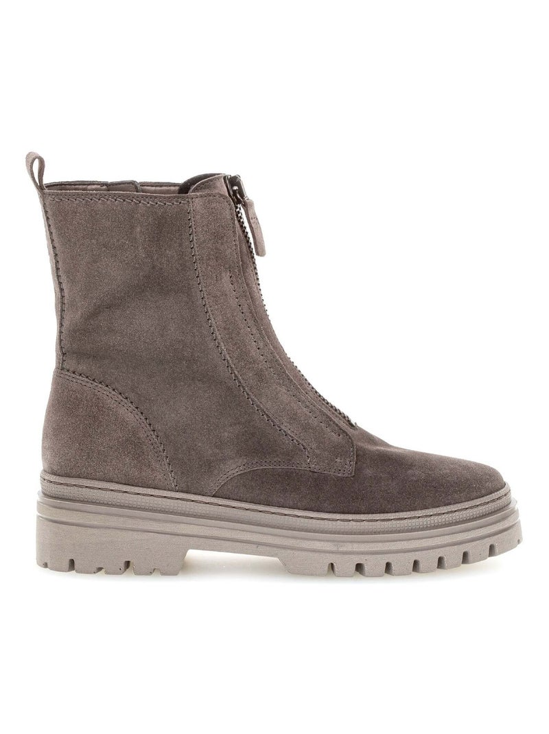 Bottines  en suède Gabor Marron - Kiabi