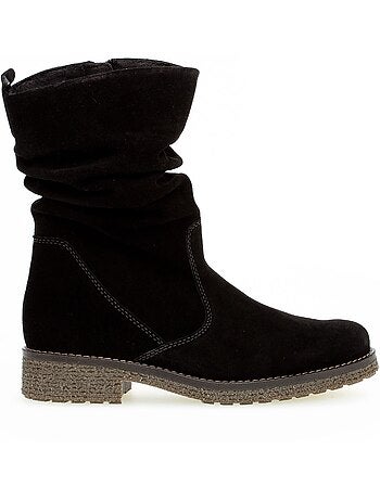 Bottines en suède