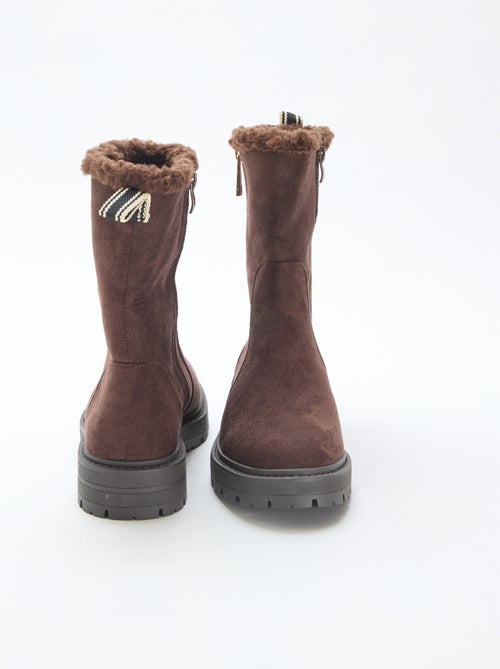 Bottines en suédine - Kiabi