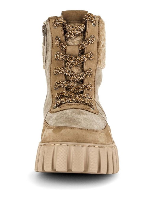 Bottines  en velours - Kiabi