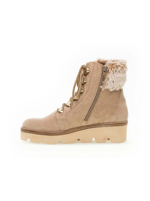 Bottines  en velours - Kiabi