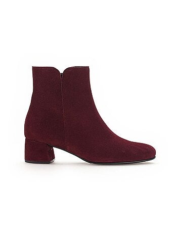 Bottines en velours