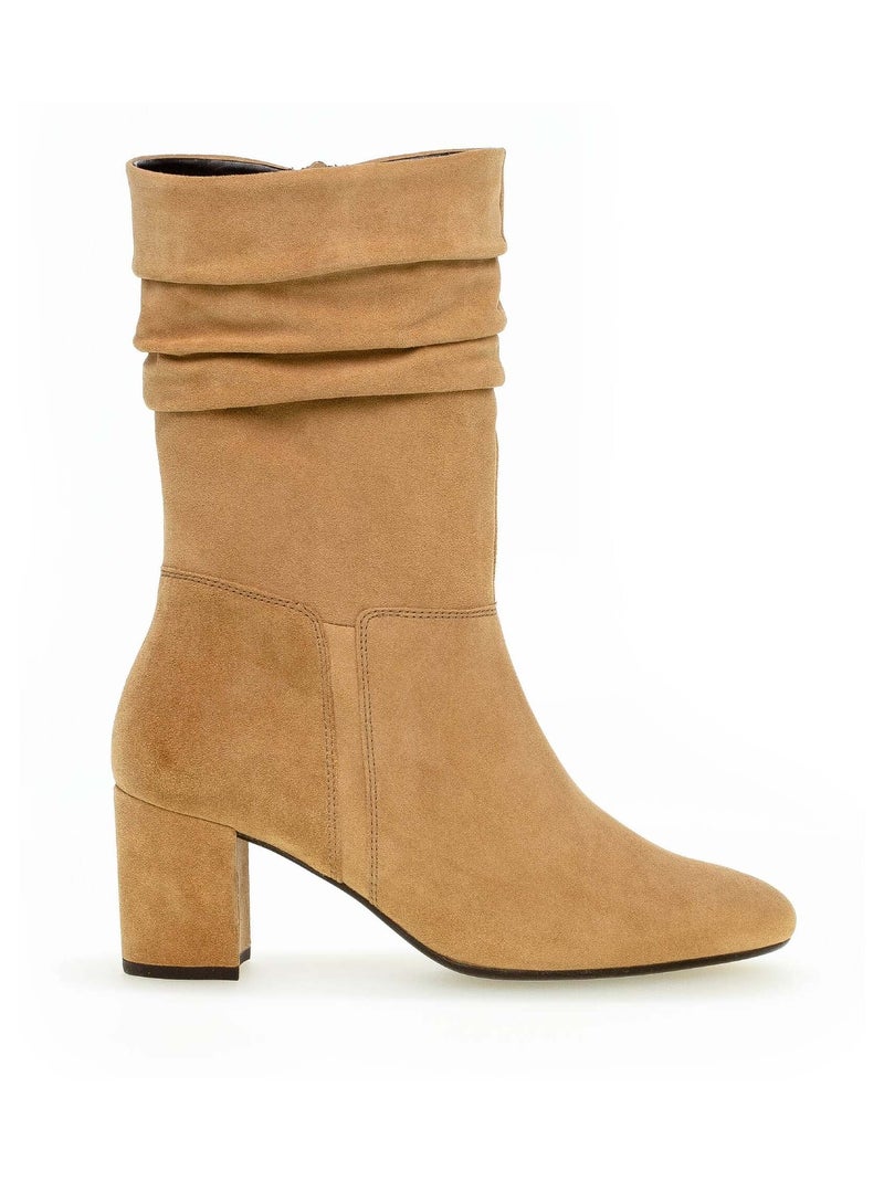Bottines  en velours Gabor Beige - Kiabi
