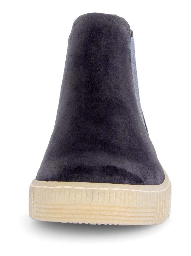 Bottines  en velours Gabor Bleu marine - Kiabi