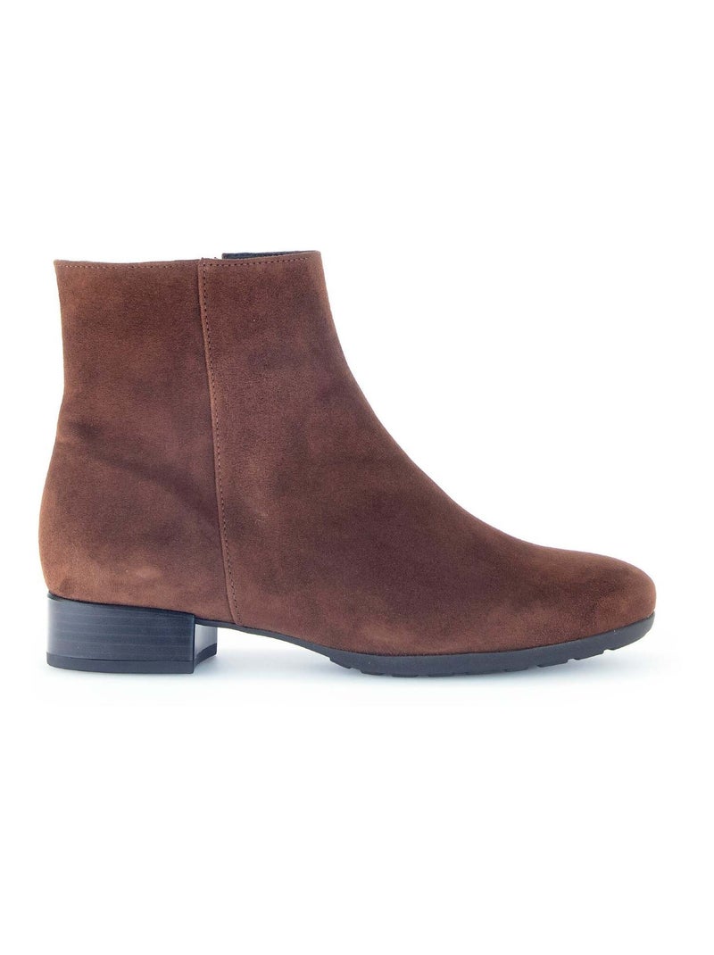 Bottines  en velours Gabor Marron - Kiabi