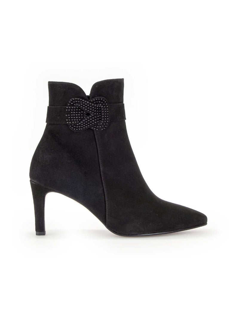 Bottines  en velours Gabor Noir Noir - Kiabi