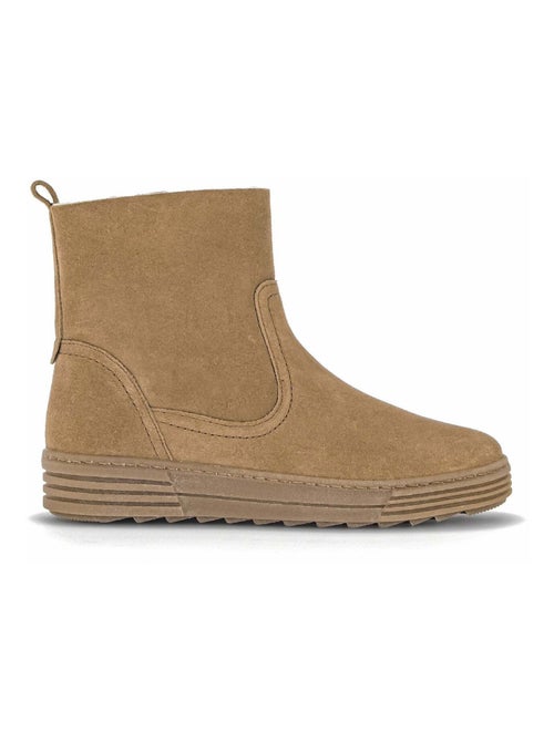 Bottines  en velours - Kiabi