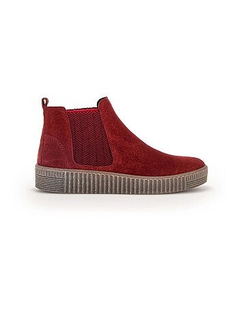 Bottines en velours
