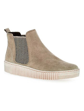 Bottines en velours
