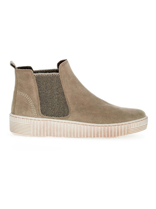Bottines  en velours - Kiabi