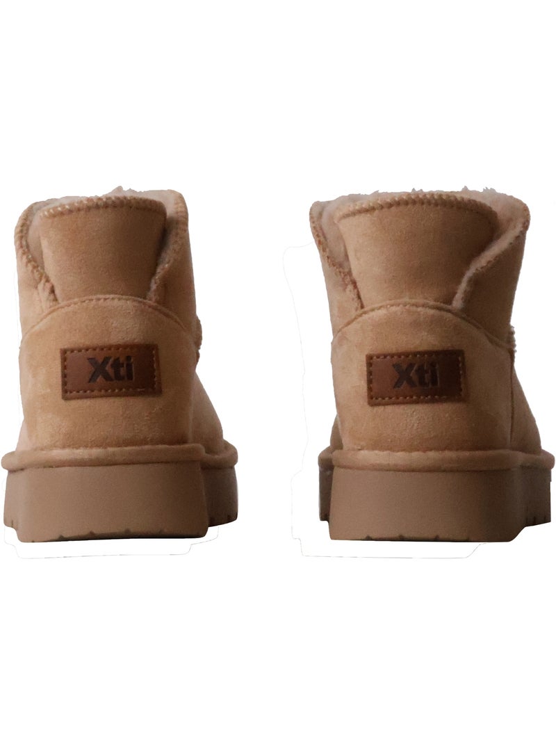 Bottines enfant à enfiler xti* Beige - Kiabi