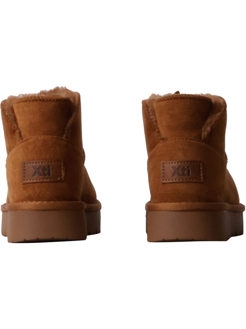 Bottines enfant à enfiler xti* Camel - Kiabi