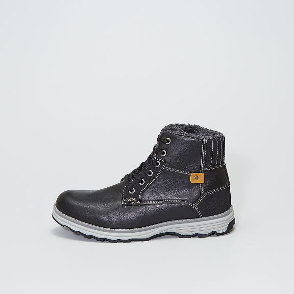 Bottines Esprit Montagne Homme Noir Kiabi 28 00