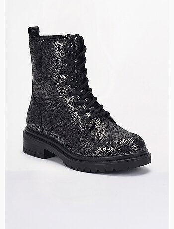 Bottines fantaisie style combat boots - afibel