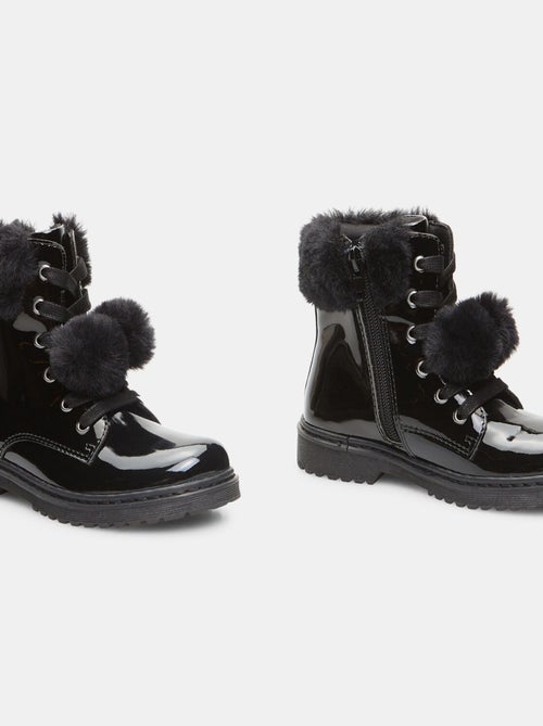 Bottines fausse fourrure - BATA - Kiabi