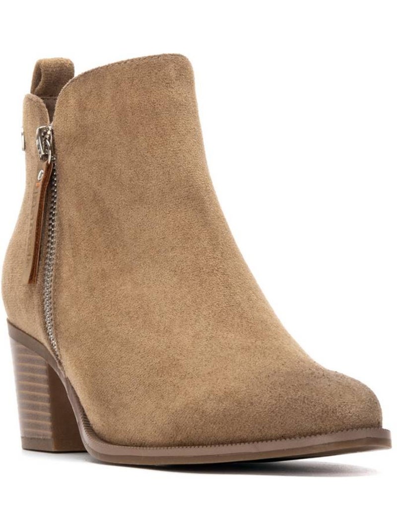 Bottines femme à bout pointu Beige - Kiabi