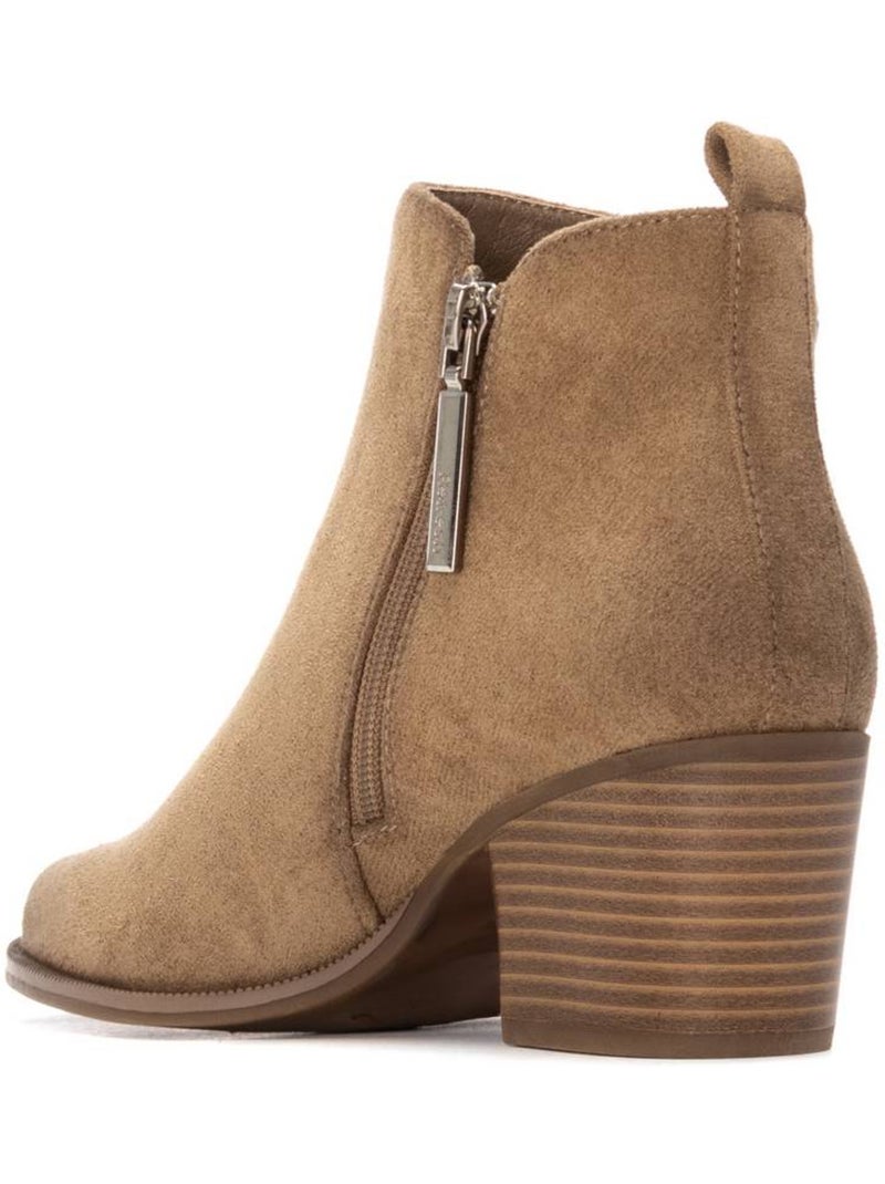 Bottines femme à bout pointu Beige - Kiabi