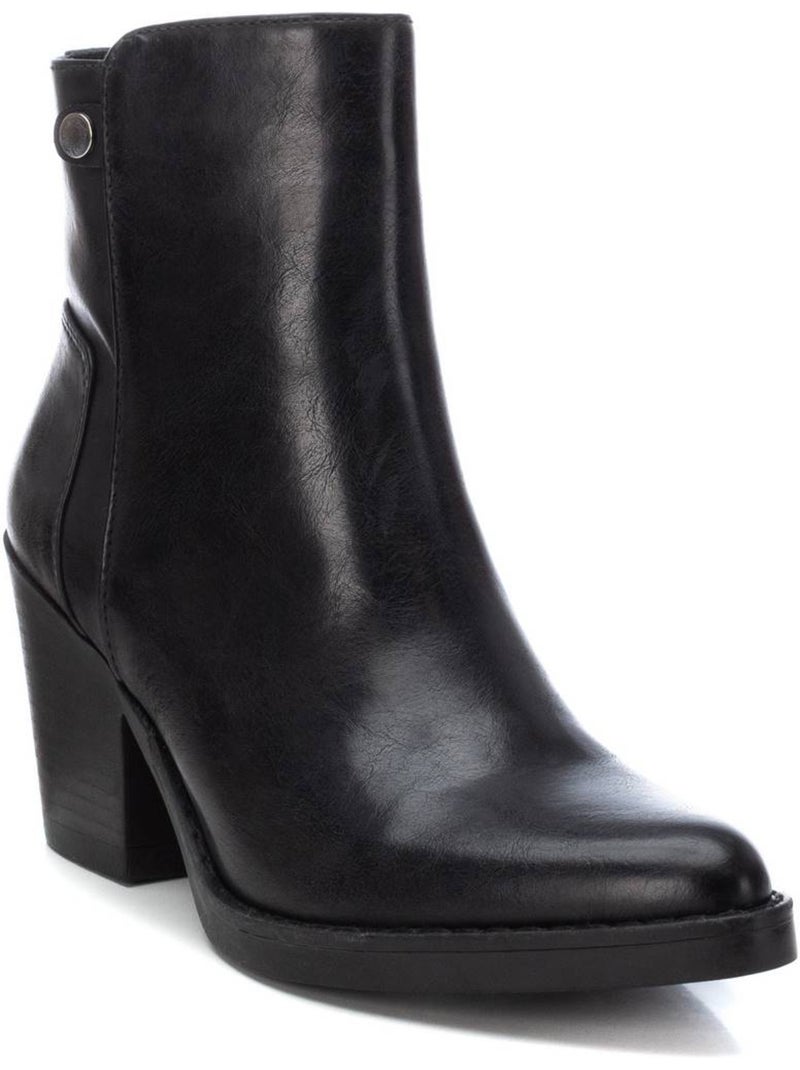 Bottines femme à bout pointu Noir - Kiabi