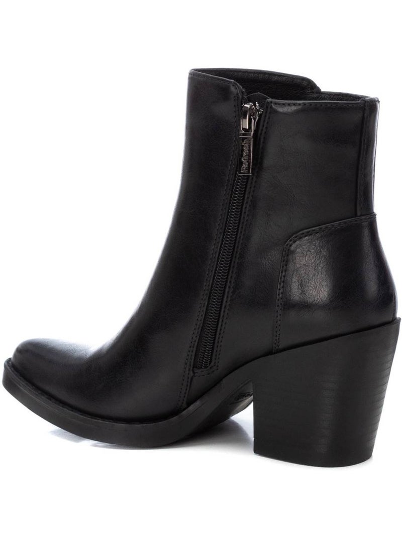 Bottines femme à bout pointu Noir - Kiabi