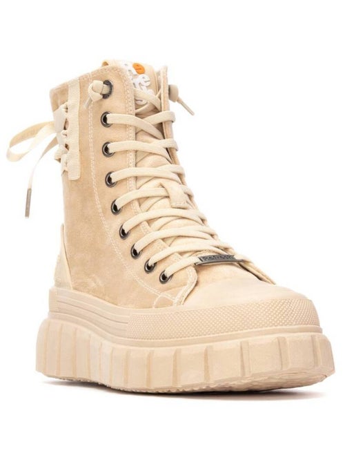 Bottines femme à lacets avec fermeture éclair - Kiabi