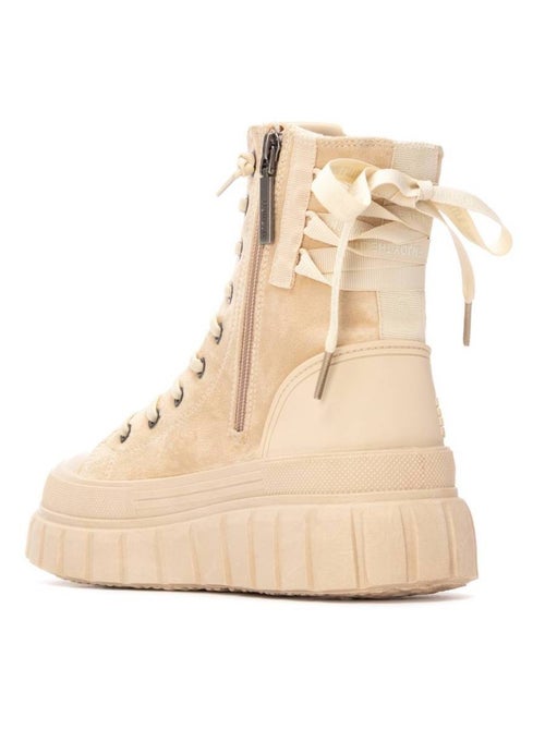 Bottines femme à lacets avec fermeture éclair - Kiabi