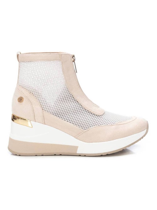 Bottines femme à lacets avec fermeture éclair - Kiabi