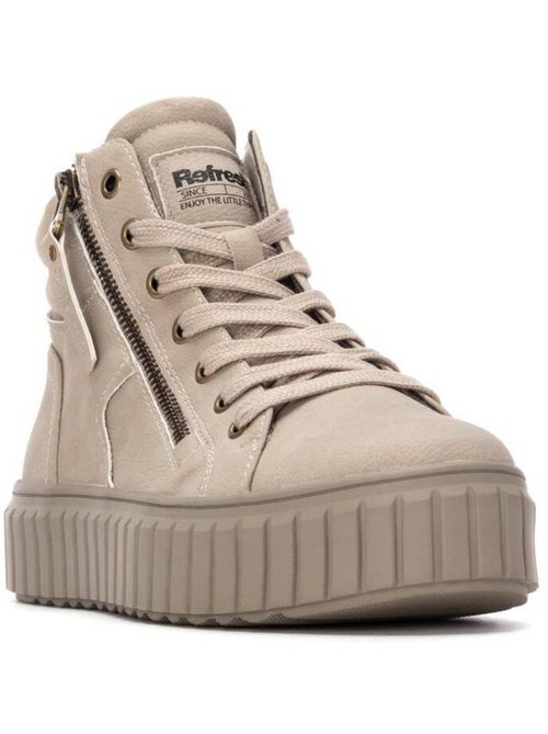 Bottines femme à lacets avec fermeture éclair - Kiabi Bottines femme à lacets avec fermeture éclair - Kiabi