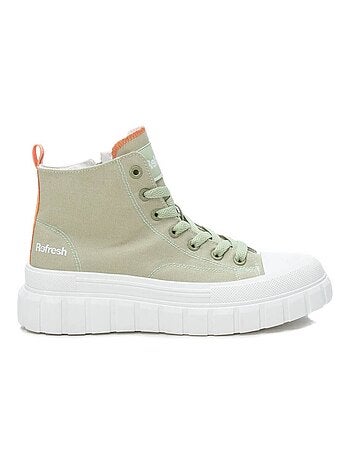 Bottines femme à lacets avec fermeture éclair