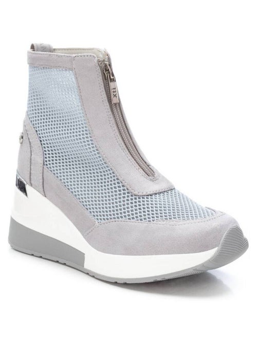 Bottines femme à lacets avec fermeture éclair - Kiabi