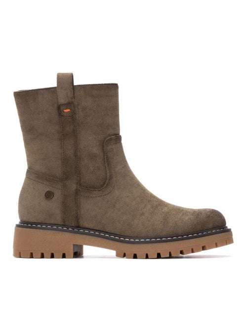 Bottines femme à lacets avec fermeture éclair - Kiabi