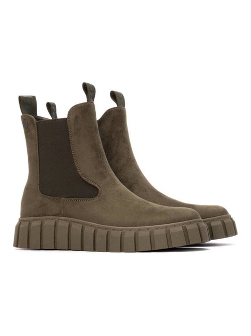 Bottines femme à lacets avec fermeture éclair - Kiabi