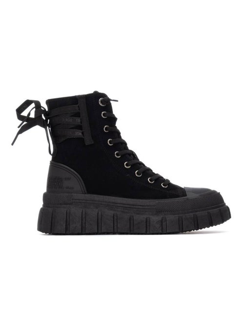 Bottines femme à lacets avec fermeture éclair - Kiabi