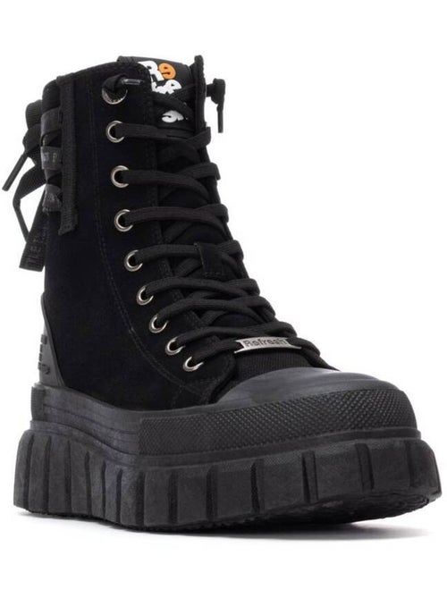 Bottines femme à lacets avec fermeture éclair - Kiabi