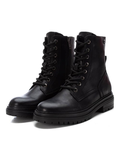Bottines femme à lacets avec fermeture éclair - Kiabi Bottines femme à lacets avec fermeture éclair - Kiabi