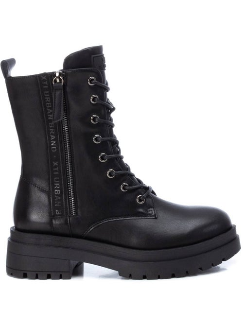 Bottines femme à lacets avec fermeture éclair - Kiabi