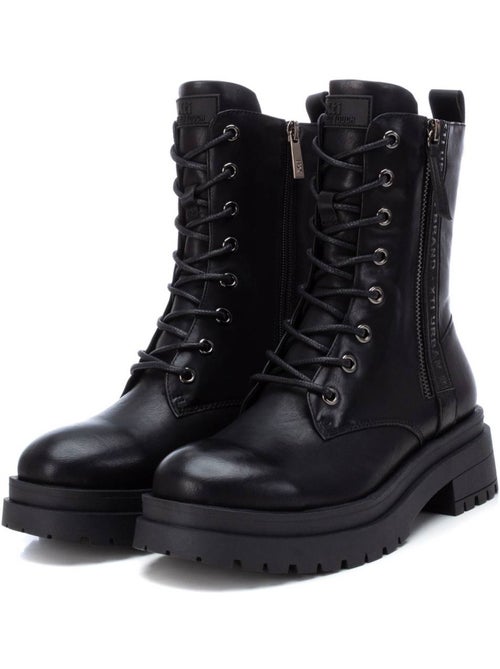 Bottines femme à lacets avec fermeture éclair - Kiabi