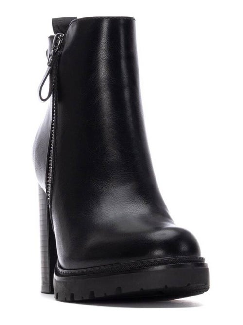 Bottines femme à lacets avec fermeture éclair - Kiabi