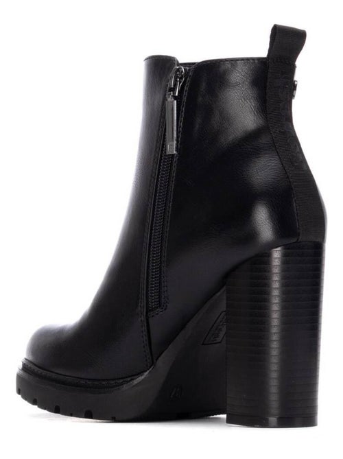 Bottines femme à lacets avec fermeture éclair - Kiabi