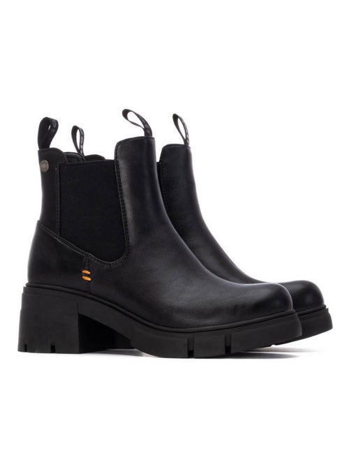 Bottines femme à lacets avec fermeture éclair - Kiabi