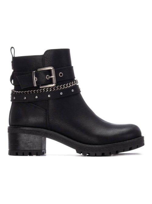 Bottines femme à lacets avec fermeture éclair - Kiabi