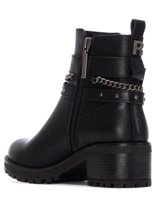 Bottines femme à lacets avec fermeture éclair - Kiabi