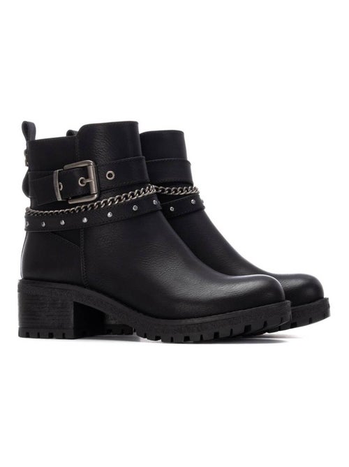 Bottines femme à lacets avec fermeture éclair - Kiabi