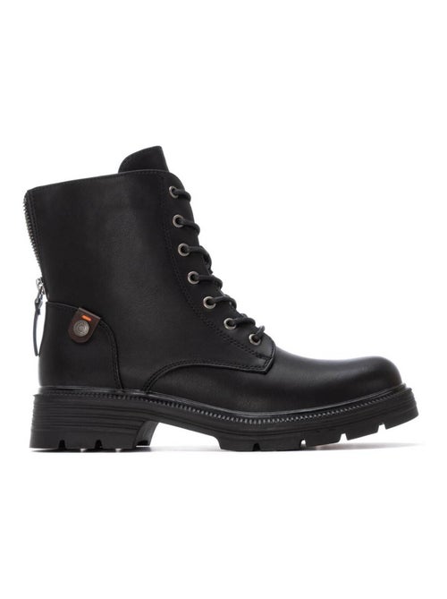 Bottines femme à lacets avec fermeture éclair - Kiabi