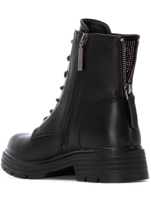 Bottines femme à lacets avec fermeture éclair - Kiabi