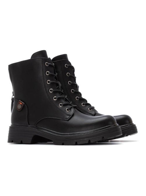 Bottines femme à lacets avec fermeture éclair - Kiabi