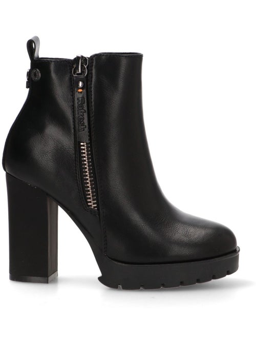 Bottines femme à lacets avec fermeture éclair - Kiabi Bottines femme à lacets avec fermeture éclair - Kiabi