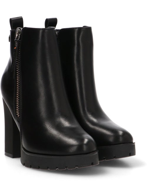 Bottines femme à lacets avec fermeture éclair - Kiabi Bottines femme à lacets avec fermeture éclair - Kiabi