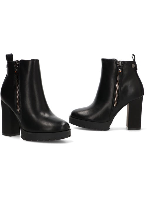 Bottines femme à lacets avec fermeture éclair - Kiabi Bottines femme à lacets avec fermeture éclair - Kiabi