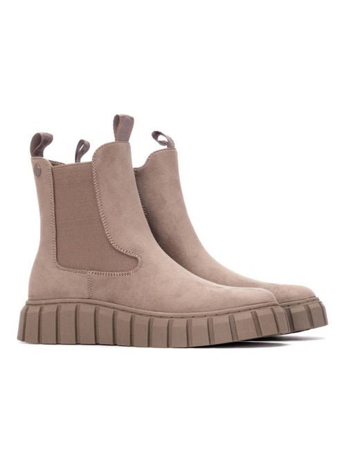 Bottines femme à lacets avec fermeture éclair - Kiabi
